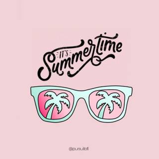 Summer pastel desktop wallpaper