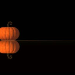 Simple black Halloween wallpaper
