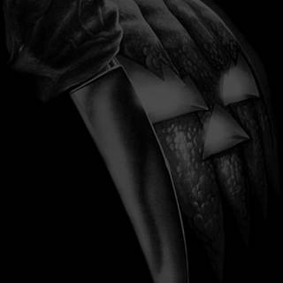 Simple black Halloween wallpaper