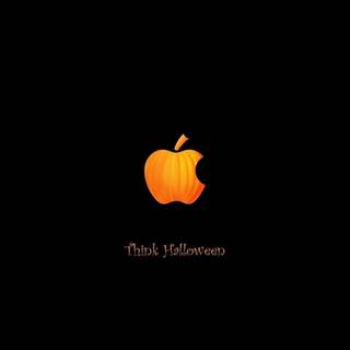 Simple black Halloween wallpaper