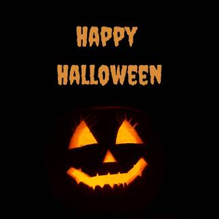 Simple black Halloween wallpaper