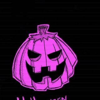 Simple black Halloween wallpaper