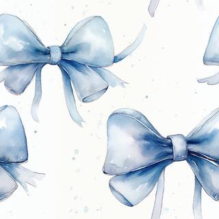 Preppy summer bows wallpaper