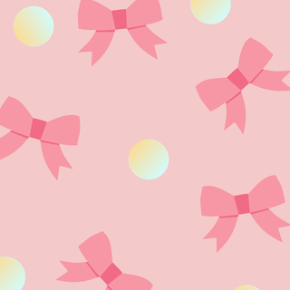Preppy summer bows wallpaper