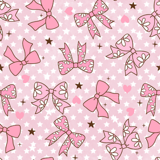 Preppy summer bows wallpaper