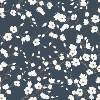 Dark blue spring wallpaper