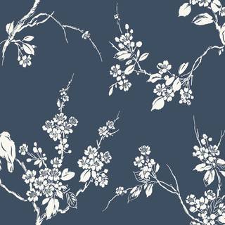 Dark blue spring wallpaper