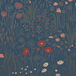 Dark blue spring wallpaper