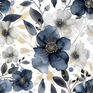 Dark blue spring wallpaper