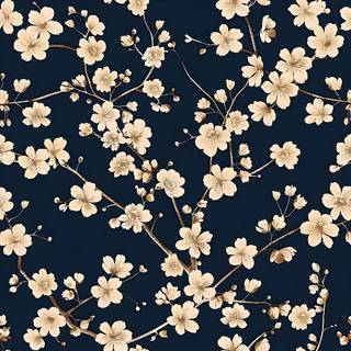 Dark blue spring wallpaper
