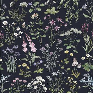 Dark blue spring wallpaper