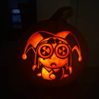 Pomni Halloween wallpaper