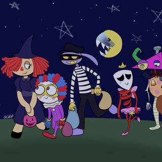 Pomni Halloween wallpaper