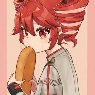 Kasane Teto phone wallpaper