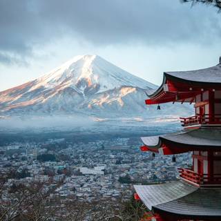 Japanese mountains wallpaper