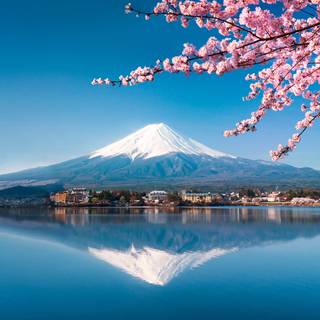 Japanese mountains wallpaper