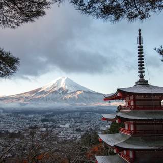 Japanese mountains wallpaper
