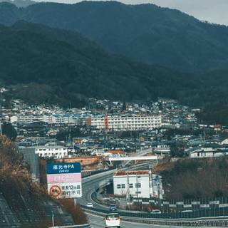 Japanese mountains wallpaper