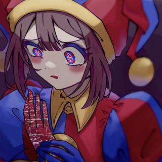 Anime Pomni wallpaper
