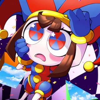 Anime Pomni wallpaper