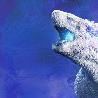 Godzilla blue wallpaper
