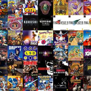 Video game collage wallpaper
