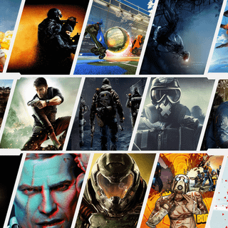 Video game collage wallpaper