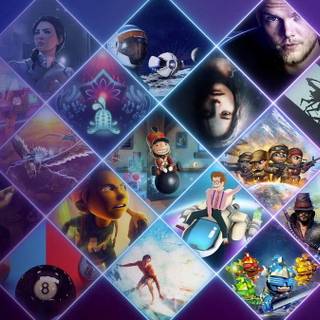 Video game collage wallpaper