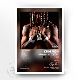 King Von Welcome To O'Block wallpaper