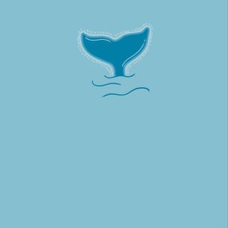Cartoon whale wallpaper