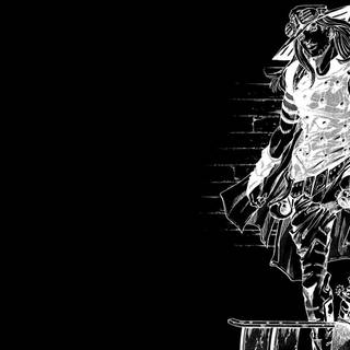Jojo black and white wallpaper