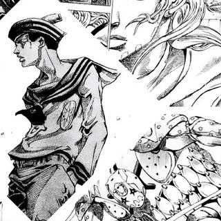 Jojo black and white wallpaper