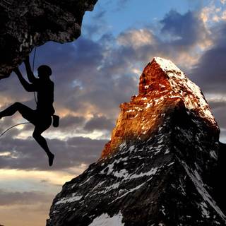 Mountain climbers wallpaper