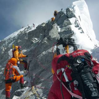 Mountain climbers wallpaper