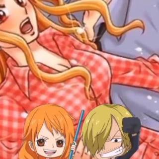 Nami and Sanji wallpaper