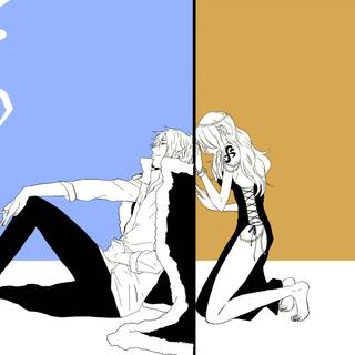 Nami and Sanji wallpaper