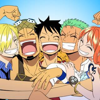 Nami and Sanji wallpaper