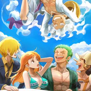 Nami and Sanji wallpaper