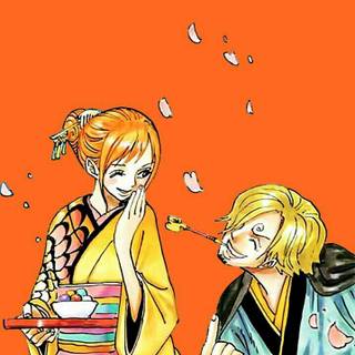 Nami and Sanji wallpaper