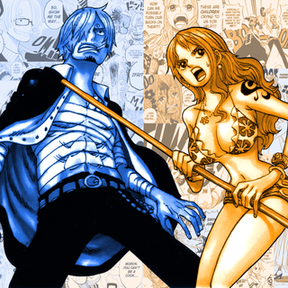 Nami and Sanji wallpaper