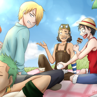 Nami and Sanji wallpaper