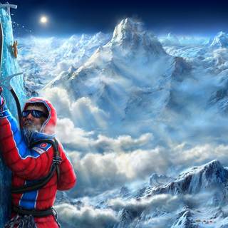 Mountain climbers wallpaper