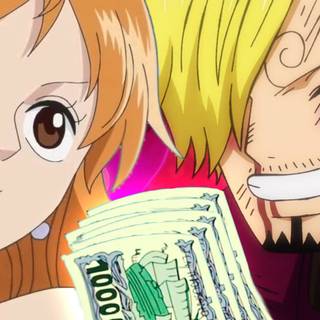 Nami and Sanji wallpaper