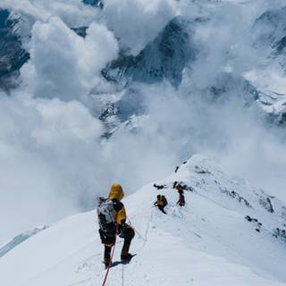 Mountain climbers wallpaper