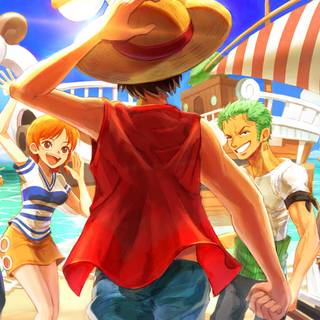 Nami and Sanji wallpaper