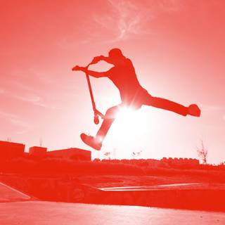 Freestyle scootering wallpaper