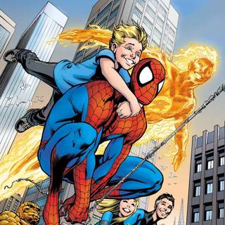 Marvel Franklin Richards mobile wallpaper