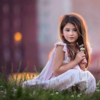 Flower girl desktop wallpaper