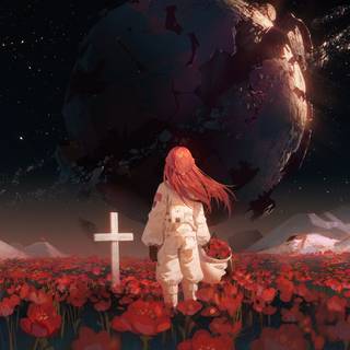 Flower girl desktop wallpaper