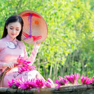 Flower girl desktop wallpaper